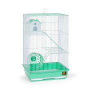 Angle View: Prevue Pet 3-Story Hamster/Gerbil Home - SP2030 (Green)