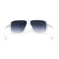 thumbnail image 4 of Mens Oversize European Design Racer Plastic Fashion Sunglasses White Smoke, 4 of 4