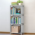 thumbnail image 1 of Yeacher 4-Shelf Bookcase Book Shelves Bookshelf Storage Bin Books Display Shelving Unit Organizer, 1 of 8