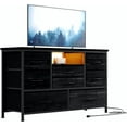 thumbnail image 2 of GoFashion 8 Dresser TV Stand with Power Outlet & LED for 55'' TV, Long Dresser for Bedroom with 8 Deep Drawers, Wide Console Table for Storage in Closet, 2 of 6