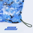 thumbnail image 4 of Uxcell Camo Netting, Camouflage Net, 9 x 9ft Quiet Hunting Blinds for Sunshade Camping Shooting Hunting Ocean Camo, 4 of 6