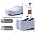 thumbnail image 3 of Cyiecw Chef Shoes Men Oil Water Resistant Non-Slip Safety Work Shoes for Kitchen Garden Bathroom Hospital, 3 of 6