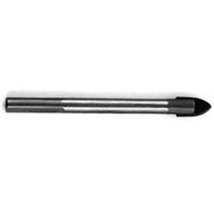 - Vulcan Glass And Tile Bit, 1/4 In Dia, 3-Flat Shank, Shear Point, Carbide Cutting Edge