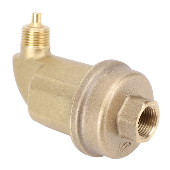 Air Bleeder Release Vent Valve, Easy Installation Air Bleeder Valve DN15 Caliber Brass for Water Treatment