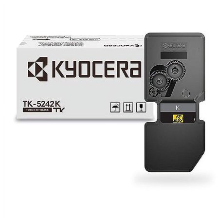 KYOCERA TK-5242K Black Toner Cartridge for M5526cdw/ P5026cdw Model Laser Printers (1T02R70US0)