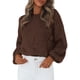 thumbnail image 1 of Suéter PRETTYGARDEN XL Marrón Floral Cuello Redondo Oversize, 1 of 8