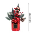 thumbnail image 3 of Adornos navideños Ramos navideños Adornos de mesa en maceta Adornos navideños, 3 of 4