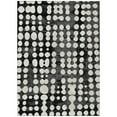 thumbnail image 2 of Addison Rugs Chantille Indoor/Outdoor Transitional Circles Black Washable Rectangle Rug, 5' x 7'6", 2 of 6