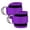 purple, variant on LQCrafK Straps (Pair) For Cable Machine Kickbacks, , Lower Body Exercises - Adjustable Leg Straps - blue