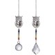 thumbnail image 1 of Crystal Suncatcher Chakra Colors Beads Dragonfly Window Hanging Ornament Rainbow Suncatcher, paquete de 2 para colgar ventana, jardín, boda, hogar Afortunado Sencillez, 1 of 5