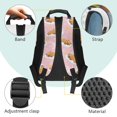 thumbnail image 6 of HUIACONG 4PCS Cute Capybara Kids Backpack Set Includes Bookbag, Lunch Box, Pencil Pouch, Water Bottle Sleeve 17 Inch Large Capacity Lightweight Build for Boys Girls Age 6-8, 6 of 7