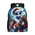 thumbnail image 1 of Goofa The Nightmare Before Christmas Pattern Large Capacity Backpack – Padded Laptop Compartment, Ergonomic Design for School, Work, Travel, and Outdoor Activities, 1 of 8