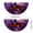 K, variant on 2PCS Halloween Bunting Halloween Flag Halloween Banners for Outside Halloween Flags Bunting Flags Outdoor Halloween Fan Flags Banners Halloween Courtyard Fence Wall Hangings Indoor Outdoor Decoration