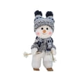 thumbnail image 1 of Muñeco de nieve navideño con sombrero, decoración para fiesta, juguete de escritorio coleccionable, novedad, Festival, adorno de Navidad suave, figura Estilo D, 1 of 8