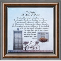 To Make a House a Home, House Warming Gift New Parents, Inspirational Gifts for Home, 10x10 8632