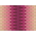 thumbnail image 1 of Ahgly Company Machine Washable Indoor Rectangle Transitional Raspberry Red Area Rugs, 7' x 9', 1 of 7