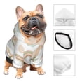 thumbnail image 3 of Gaeub Air Balloon and Flower Dog Hoodie Sweatshirts Warm Dog Clothes for Small Dogs,Puppy and Cat Costume-X-Small, 3 of 7