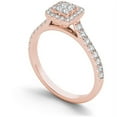 thumbnail image 2 of 1/2 Carat T.W. Diamond 10kt Rose Gold Single Halo Engagement Ring, 2 of 5