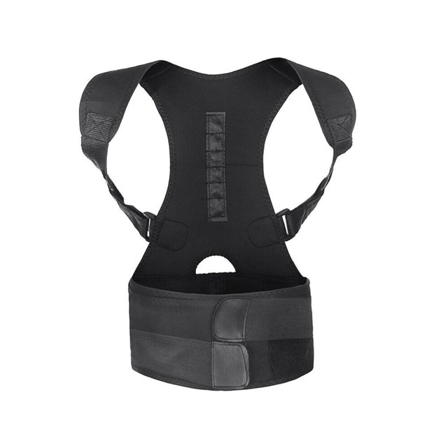Cinturón corrector de espalda sentado - Negro xxl Ormromra LL-0409