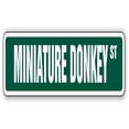 thumbnail image 1 of SignMission SS-Miniature Donkey 4 x 18 Po. Panneau de Rue - Âne Miniature - Petits Ranchs de Mulets, 1 of 1
