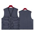 thumbnail image 6 of Kids With Pocket Boys Utility Gilets Zip Up Travel Sleeveless Jackets V Neck Vest Fishing For School Trips Camping Holiday Daily Layering,Utility Gilet Kids 9-11 Years, 6 of 9