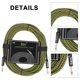 thumbnail image 2 of Cable de Audio para guitarra de 10M, Cable de Audio para guitarra trenzado de colores, enchufe niquelado, 2 of 6
