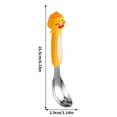 thumbnail image 3 of RXIRUCGD Stainless Steel Children's Tableware 316 Spoon Household Food Grade Spoon, 3 of 9