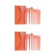 thumbnail image 3 of Brochas de Maquillaje Minnieouse 10 Piezas Mango Largo Naranja 2Conjunto, 3 of 6