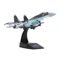 thumbnail image 2 of Modelo de avión de aleación a escala 1:100, decoración coleccionable, modelo de avión de fundición a presión realista, juguete de combate, 2 of 15