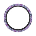 thumbnail image 7 of DouZhe Tribal Style Mosaic Drawing Prints Steering Wheel Cover, Universal 15 inch Anti-Slip Odorless Elastic Abstract Aztec Car Steering Wheels Cover for Women Men, 7 of 7