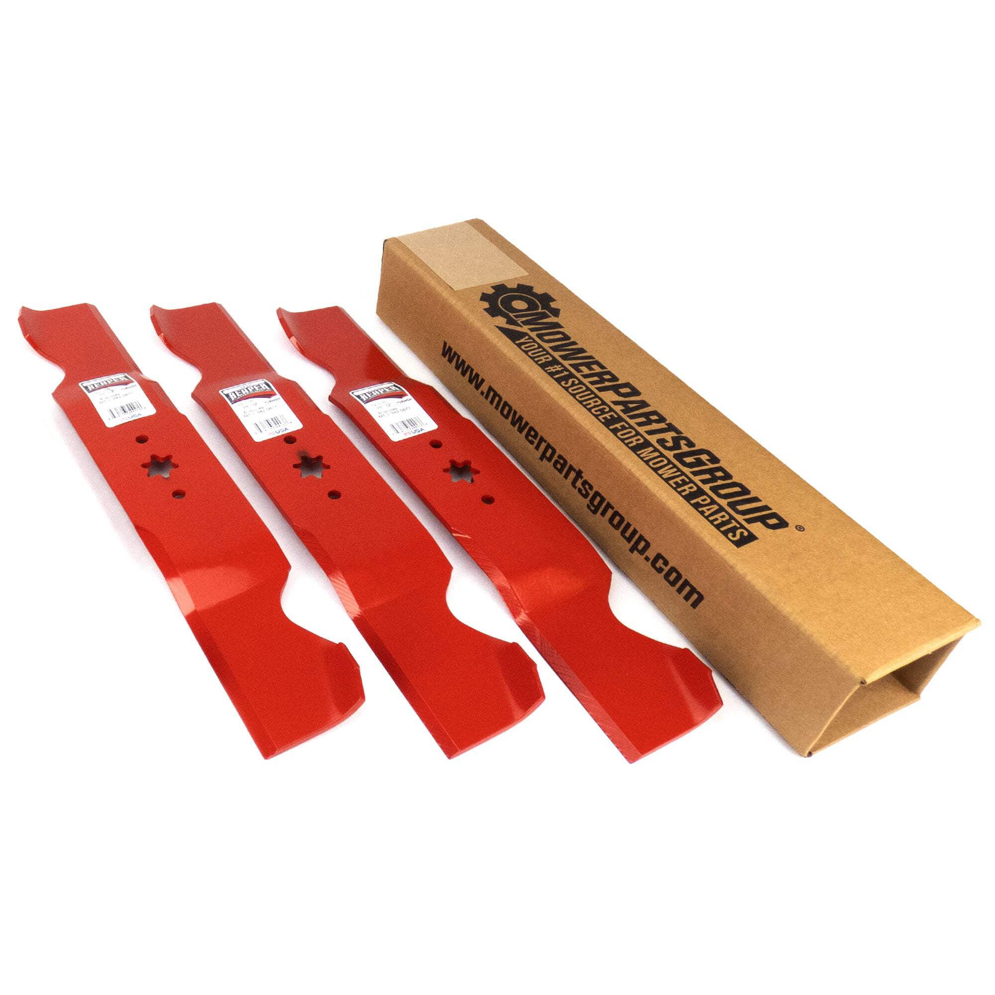 Bad Boy Replacement Blades for Zero Turn Mower Fits MZ Magnum ZT Outlaw 54 Set of 3 Walmart