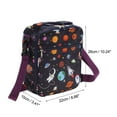 thumbnail image 5 of Unique Bargains 1 Pc Portable Lunch Bag with Shoulder Strap Dark Blue, 5 of 5
