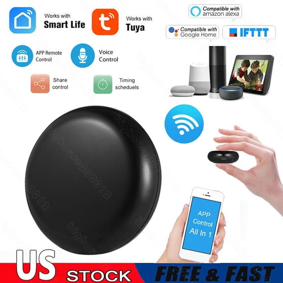 2.4 GHz Wi-Fi IR Remote Controllerfor Smart Life/Tuya App IFTTT Voice Control