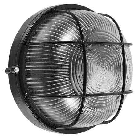 MERRYHAPY Decorative Black Glass Lampshade with Patterned Design, Stylish Light Cover for Home and Office Lighting