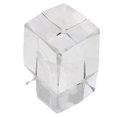thumbnail image 1 of Figurine Decorative Ornaments Desktop Housewarming Gift Transparent 5x5x8cm Simple Artistic Design 1Pack, 1 of 5