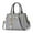 Grey, variant on Purses and Handbags for Women Tote Shoulder Bag Satchel Black Purse PU Leather Top Handle for ladies