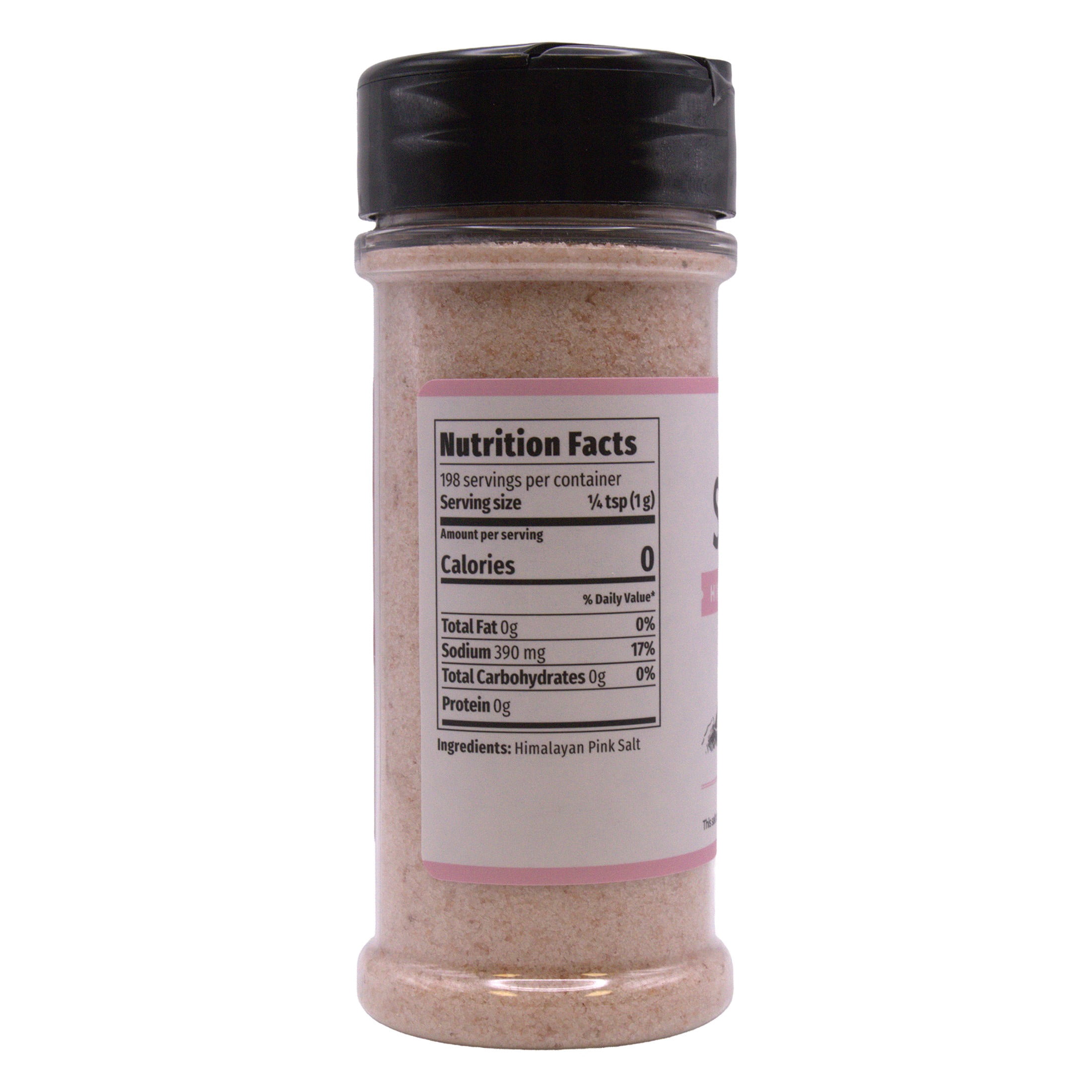 (4 pack) Riega Himalayan Pink Salt Shaker, 7 oz - Allergen-Free, No Allergens Contained