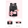 thumbnail image 4 of AoDai Belted girl's schoolbag set - Large capacity student backpack with pen holder and handbag for storage, 4 of 5