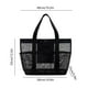 thumbnail image 3 of Bolsa de malla para ducha ZJT250123096 | Bolsa portátil con 5 compartimentos para colgar ropa seca | Organizador de malla de nailon de secado rápido para viajes, dormitorios, playa, gimnasio, cam, 3 of 5