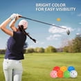 thumbnail image 4 of Practice Golf Balls 24 Pack, 42mm Plastic Golf Balls, Practice Golf Balls for Backyard, Training Golf Balls (Multicolor), 4 of 5