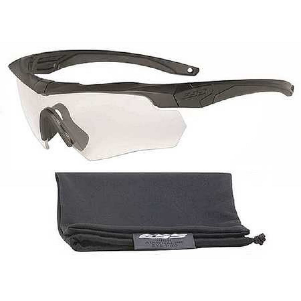 ESS ESS 7400615 Ballistic Safety Glasses, Wraparound Clear