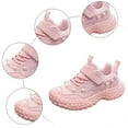 thumbnail image 7 of Girls Sneakers Mesh Platform Basketball Shoes Elegant Pearl Princess Dress Shoes Lace up Lightweight Tennis Shoes Pink 1.5 Big Kid, 7 of 7