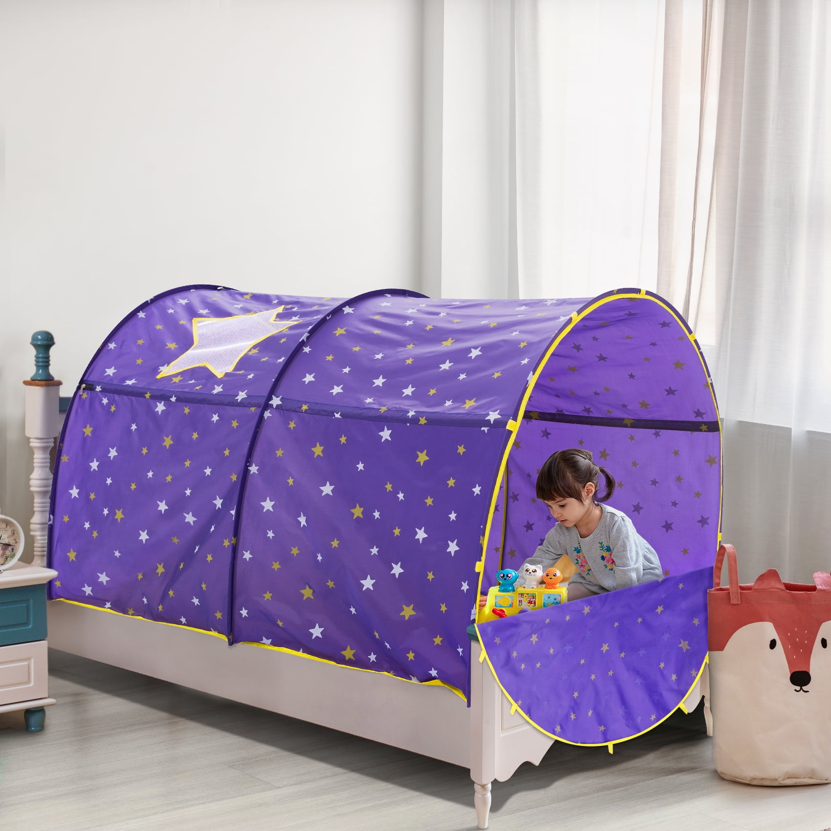 Dream Tent Fancy Galaxy Adventure Wonderland Foldable Pop Up Indoor Bed Kid Gift 