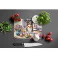 thumbnail image 2 of Decorating Easter Sheltie Glass Cutting Board 12 in x 15 in, 2 of 5