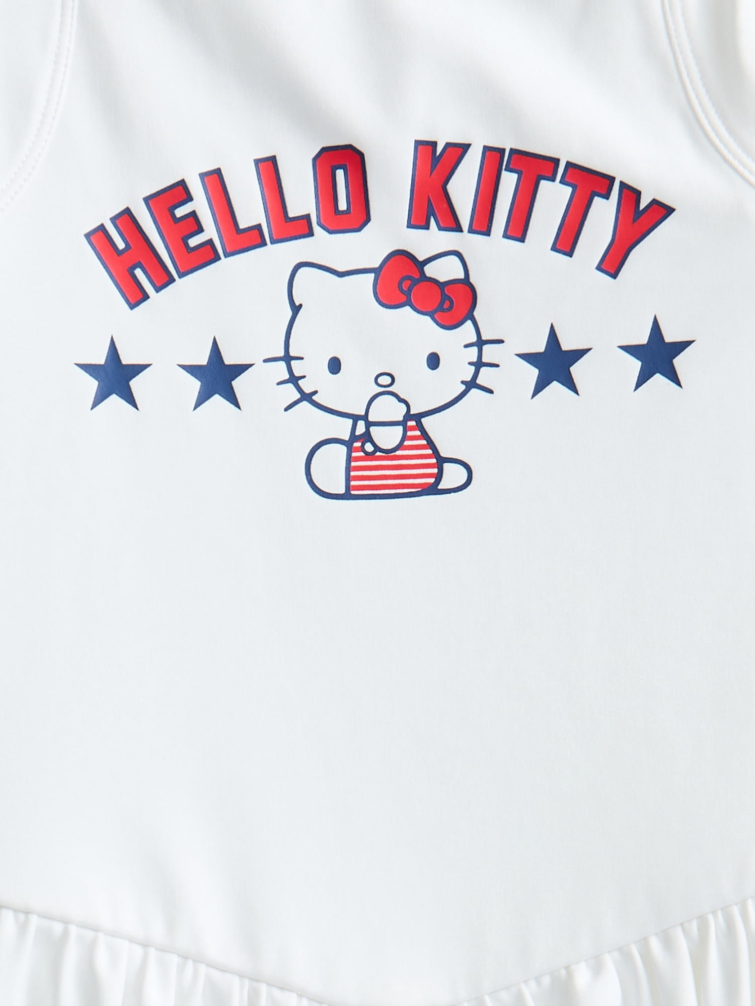 Hello Kitty Girls Active Sleeveless Dress with Built-In Shorts, Sizes 4-12