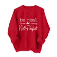 thumbnail image 2 of Brilliant Valentines Clothes Celebrate Womens Tops Clearance under 10 Women Round Neck Long Sleeves Casual Sweatshirts Sweater Pullover Tunic Tops, 2 of 4