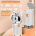 thumbnail image 3 of Ultimate Cleaning Kit 20 in 1 Compact Multi Brush Tool with Mist Spray Keyboards Earbuds Cameras Cleaning Kit White One Size, 3 of 13