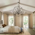 thumbnail image 3 of Livex Lighting - Aria - 12 Light Grande Foyer Chandelier In Shabby Chic, 3 of 9