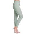 thumbnail image 3 of YMI Women's Hyperstretch Mid-Rise Skinny Jeans - Jade - Medium, 3 of 4