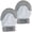 Gray Arrows, variant on Teethee Mitt - Hearts - 2 Pack